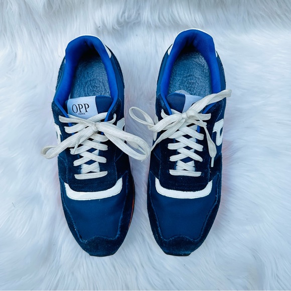 OPP France Genuine Cowhide Leather Luxury Sneakers, 10 - Picture 3 of 16